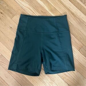 Girlfriend Collective Forest Green Bike Shorts